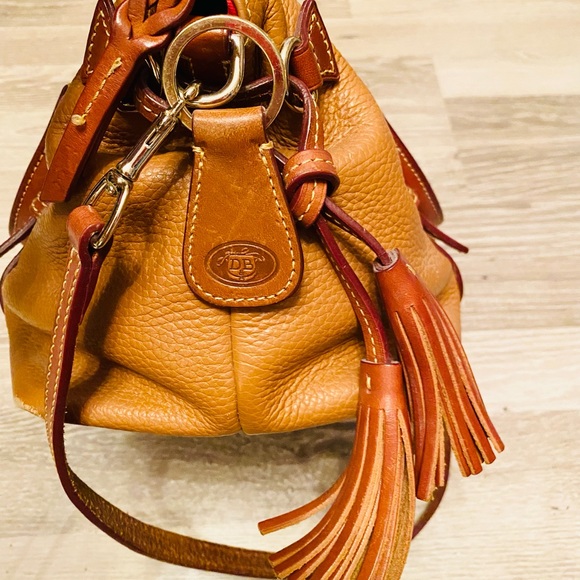 Dooney & Bourke Florentine Leather Mini Domed Buckle Satchel - Picture 4 of 10